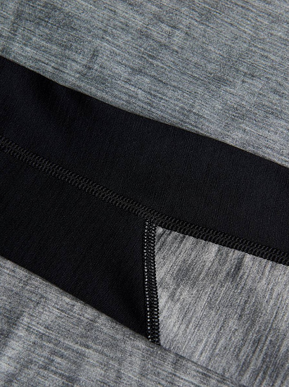 Футболка женская Peak Performance Magic Crew Grey Melange/Black - Фото 4 большая