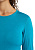 Футболка женская Icebreaker 200 Oasis LS Crewe Arctic Teal - Фото 5 малая