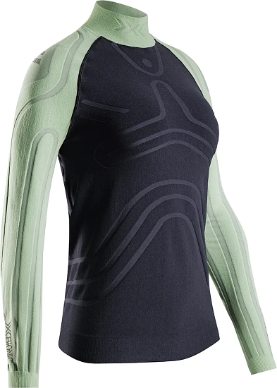 Лонгслив женский X-Bionic Heatloop Digital Lime/X Black - Фото 1 большая