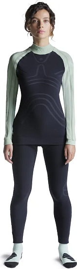 Лонгслив женский X-Bionic Heatloop Digital Lime/X Black - Фото 5 большая