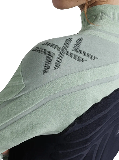 Лонгслив женский X-Bionic Heatloop Digital Lime/X Black - Фото 7 большая