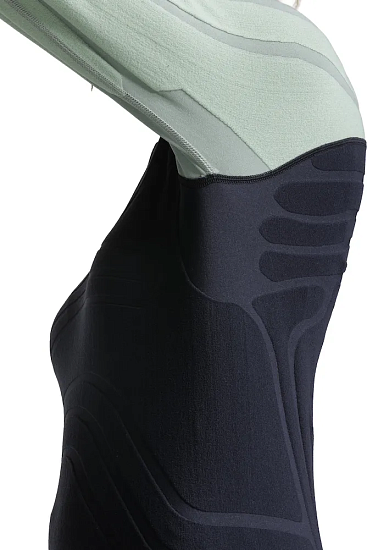 Лонгслив женский X-Bionic Heatloop Digital Lime/X Black - Фото 8 большая