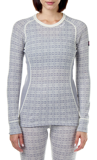 Футболка женская Devold Alnes Grey - Фото 1 большая