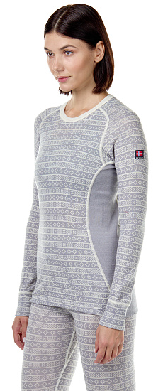 Футболка женская Devold Alnes Grey - Фото 3 большая