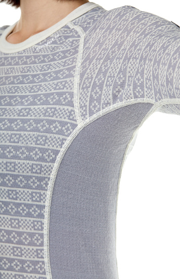 Футболка женская Devold Alnes Grey - Фото 5 большая