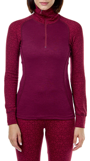 Лонгслив женский Devold Duo Active Zip Port - Фото 1 большая