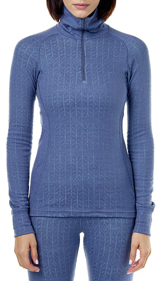 Лонгслив женский Devold Duo Active Zip Vintage - Фото 1 большая