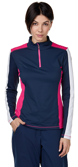 Пулон женский Head Aster Midlayer Darkblue/Pink - Фото 2 большая