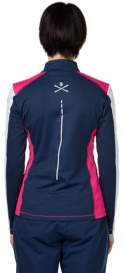 Пулон женский Head Aster Midlayer Darkblue/Pink - Фото 4 большая