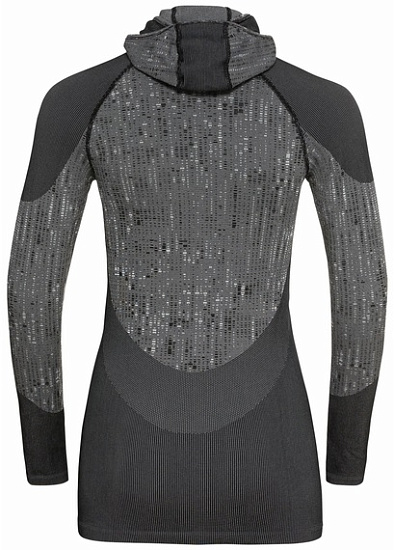 Футболка женская Odlo With Facemask L/S Blackcomb Черный - Фото 4 большая