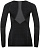 Лонгслив женский Odlo Performance Evolution Warm LS Черный/Темно-Серый Графит - Фото 2 малая