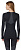 Лонгслив женский Odlo Performance Evolution Warm LS Черный/Темно-Серый Графит - Фото 6 малая