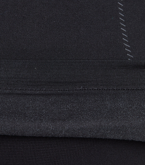 Лонгслив женский Odlo Performance Evolution Warm LS Черный/Темно-Серый Графит - Фото 9 большая