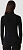 Лонгслив женский UYN Evolutyon Biotech Uw Zip Up Black - Фото 3 малая