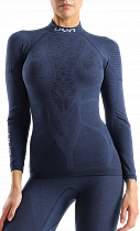 Лонгслив женский UYN Elevatyon Biomorph Uw LS Turtle Neck Indaco