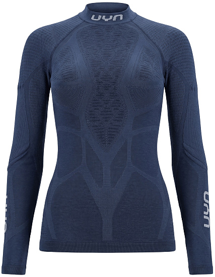 Лонгслив женский UYN Elevatyon Biomorph Uw Turtle Neck Indaco - Фото 1 большая