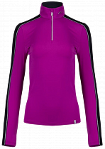 Лонгслив женский Kjus Race 2.0 Hz Mulberry/Black