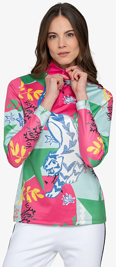 Лонгслив женский SportAlm Dubai Neon Pink - Фото 2 большая