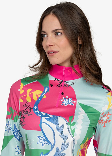 Лонгслив женский SportAlm Dubai Neon Pink - Фото 3 большая