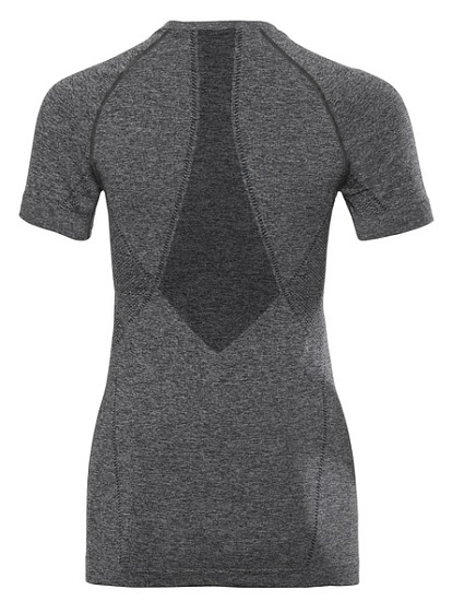 Футболка женская Odlo Suw Top Crew Neck S/S Perfomance Light Серый Меланж - Фото 2 большая