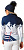 Футболка женская Krimson Klover Apres Anyone 1/4 Zip Indigo - Фото 3 малая