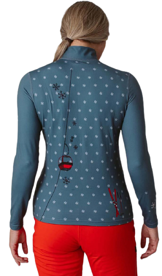 Футболка женская Krimson Klover Ski Like A Girl Silver - Фото 3 большая