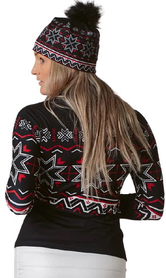 Футболка женская Krimson Klover Snowbank Black - Фото 2 большая