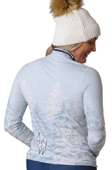 Футболка женская Krimson Klover Winter Wonderland Baby Blue - Фото 2 большая