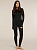 Лонгслив женский Icebreaker ZoneKnit 200 Black - Фото 6 малая