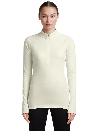 Лонгслив женский Icebreaker 300 MerinoFine Polar Hz Undyed - Фото 1 большая