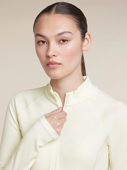 Лонгслив женский Icebreaker 300 MerinoFine Polar Hz Undyed - Фото 7 большая