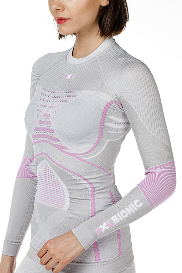 Футболка женская X-Bionic Radiactor EVO Shirt Long Sleeves Round Neck - Фото 6 большая