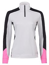 Лонгслив женский Bogner Fire+Ice Mirna White/Pink