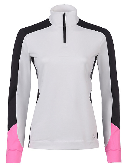 Лонгслив женский Bogner Fire+Ice Mirna White/Pink - Фото 1 большая