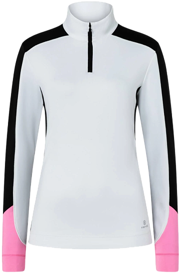 Лонгслив женский Bogner Fire+Ice Mirna White/Pink - Фото 1 большая