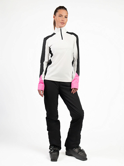 Лонгслив женский Bogner Fire+Ice Mirna White/Pink - Фото 3 большая