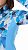 Пулон женский Mountain Force Imprint Base Layer Sky/Multicolor - Фото 6 малая