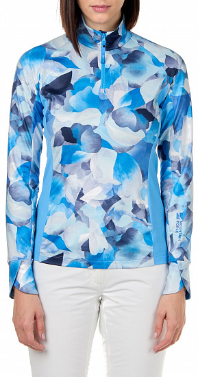Пулон женский Mountain Force Imprint Base Layer Sky/Multicolor - Фото 1 большая