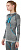 Лонгслив женский X-Bionic Apani 4.0 Merino Black/Grey/Turquoise - Фото 5 малая