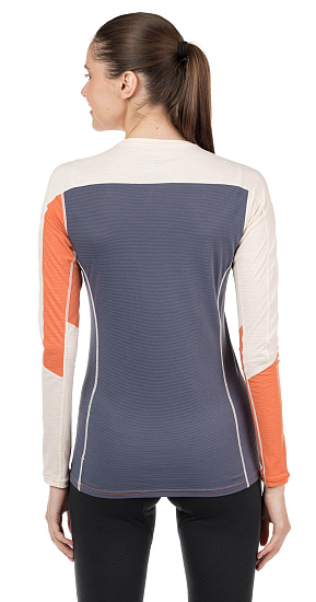 Футболка женская Norrona Equaliser Merino round Neck Flamingo - Фото 5 большая