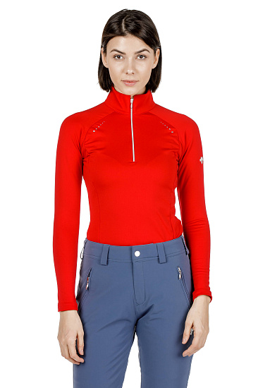 Пулон женский Descente Kelsey Electric Red - Фото 2 большая