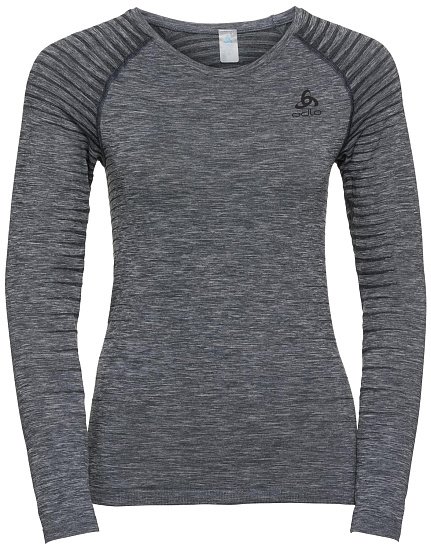 Футболка женская Odlo Performance Light LS Серый Меланж - Фото 1 большая