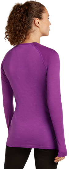 Лонгслив женская Icebreaker Merino 125 Zoneknit Crewe Passion - Фото 2 большая