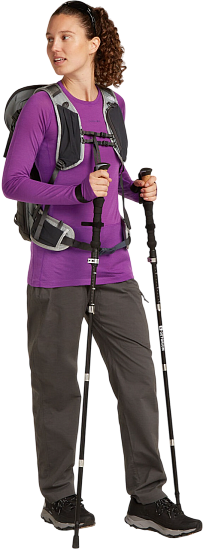 Лонгслив женская Icebreaker Merino 125 Zoneknit Crewe Passion - Фото 4 большая