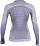 Лонгслив женский UYN Fusyon Uw Lg_Sl Anthracite/Purple/Pink - Фото 2 малая