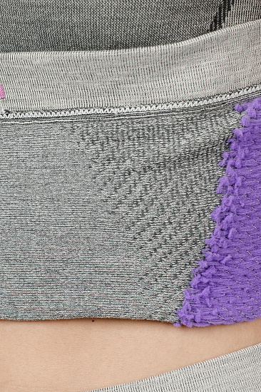 Лонгслив женский UYN Fusyon Uw Lg_Sl Anthracite/Purple/Pink - Фото 8 большая