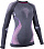 Лонгслив женский UYN Evolutyon Uw Lg_Sl Melange Anthracite Melange/Raspberry/Purple - Фото 3 малая