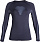 Футболка женская UYN Visyon Uw Lg_Sl Charcoal/Light Blue/White - Фото 1 малая