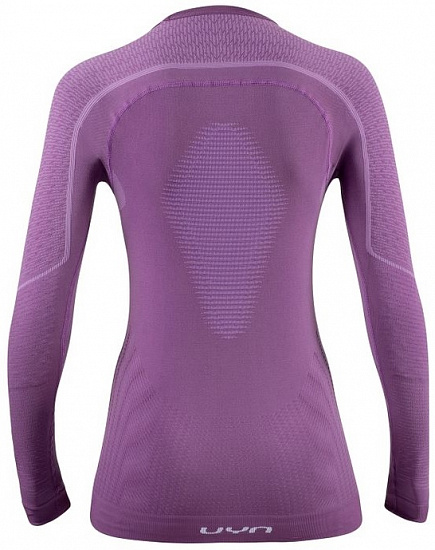 Футболка женская UYN Visyon Uw Lg_Sl Amethyst/Purple/White - Фото 2 большая