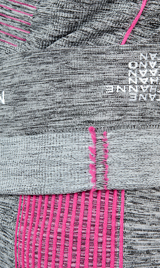 Лонгслив женский X-Bionic Energy Accumulator 4.0 Melange Round Neck Grey Melange/Pink - Фото 11 большая